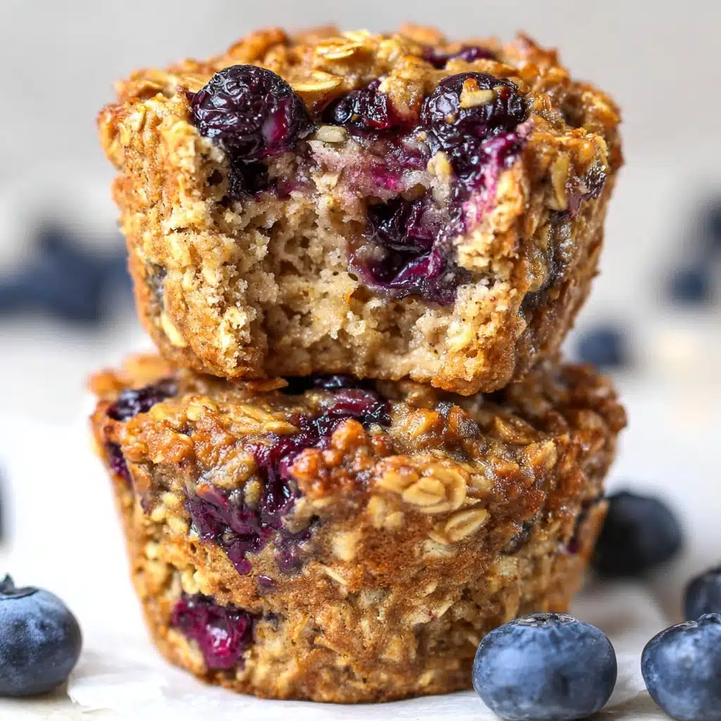 Blueberry Banana Beaked Oatmeal Cups Recipe - Recipe Image