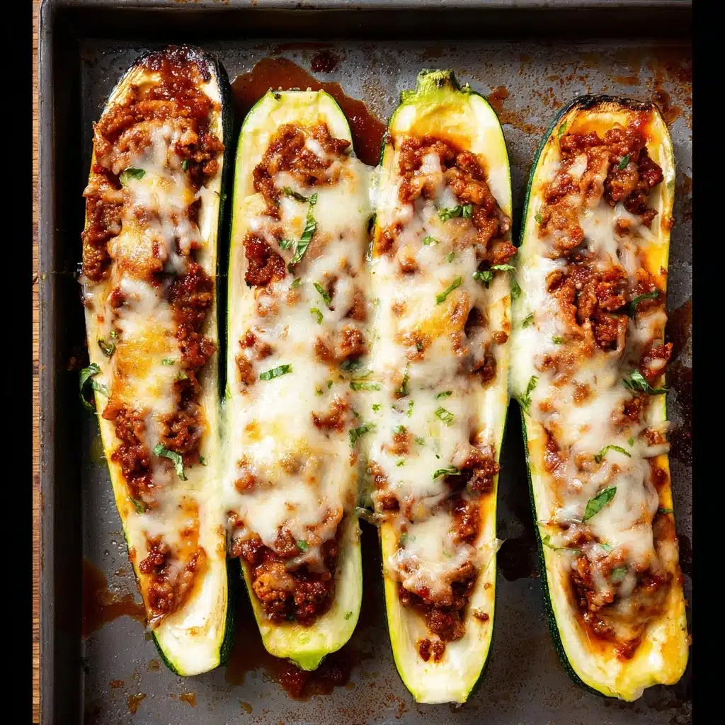 Easy Ground Beef Zucchini Boats (Healthy and Delicious) Recipe