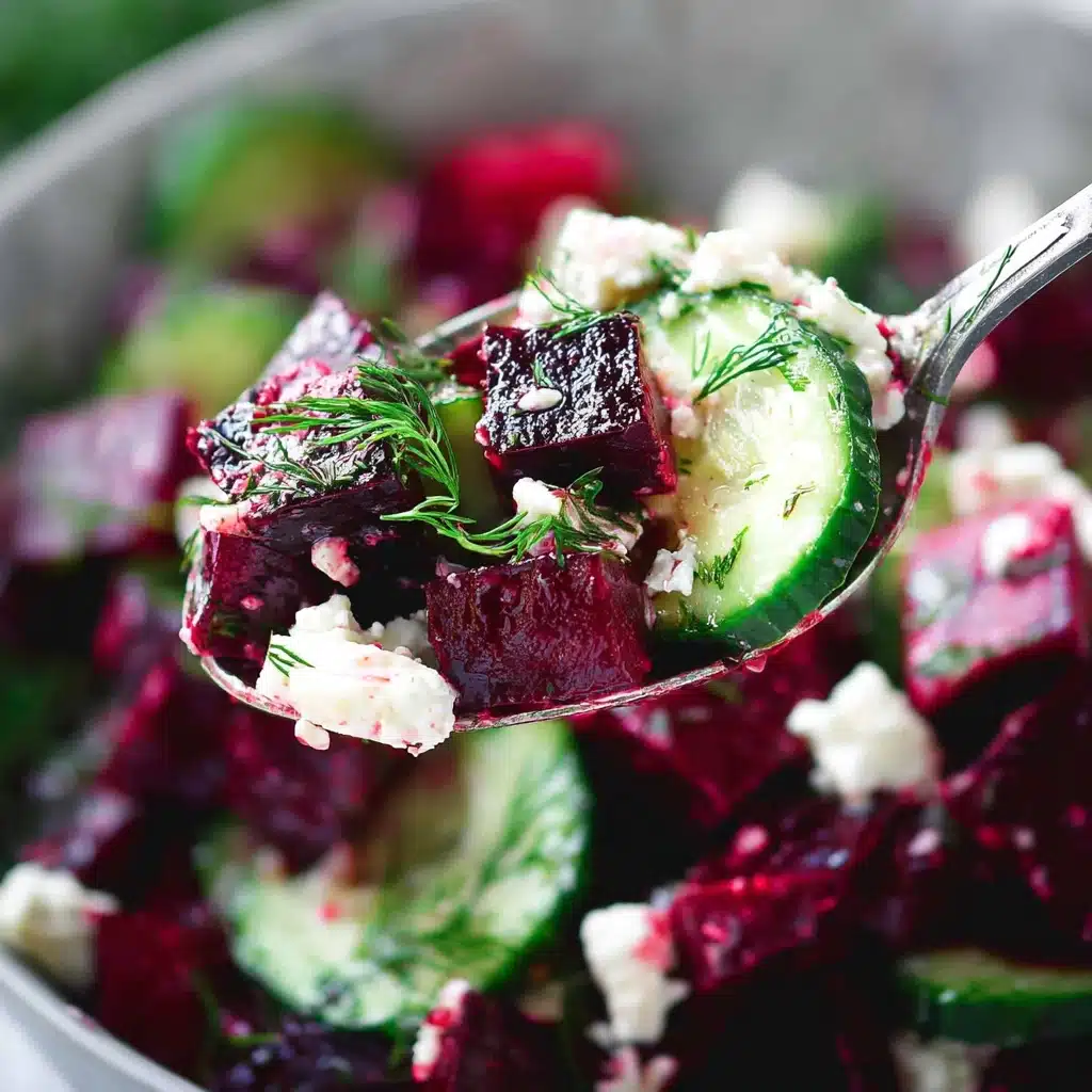 Beet Salad with Feta, Cucumbers, and Dill Recipe - Recipe Image