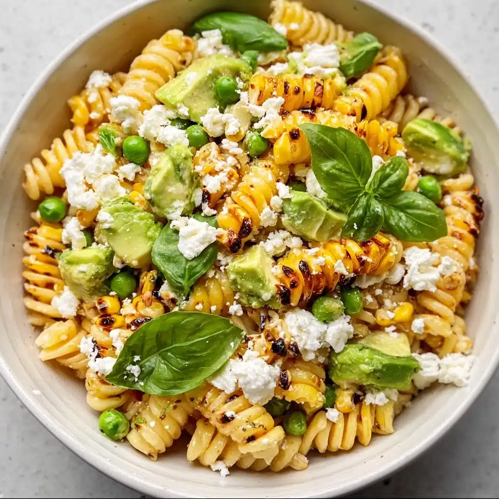 Creamy Street Corn Pasta Salad Recipe - Recipe Image