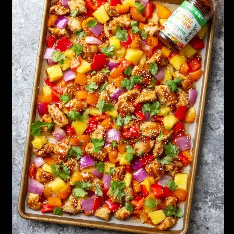Hawaiian Chicken Sheet Pan Meal (Whole30, Paleo, Low Carb) Recipe