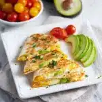 Egg & Avocado Breakfast Quesadilla Recipe