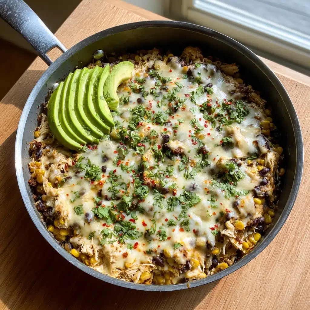 Salsa Verde Chicken & Rice Skillet Recipe - Recipe Image