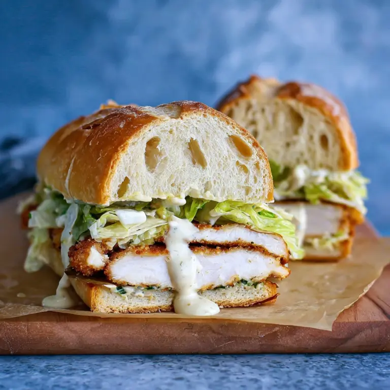 Crispy Chicken Caesar Sandwich Recipe