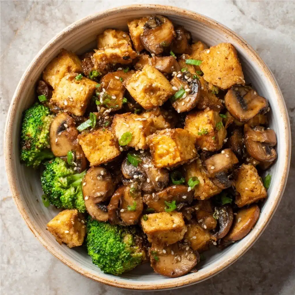 Mushroom and Tofu Stir-Fry Recipe