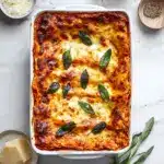 Vegetarian Pumpkin Spinach Lasagna Recipe