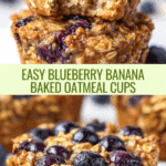 Blueberry Banana Beaked Oatmeal Cups Recipe