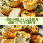 High-Protein Cottage Cheese Veggie Bake Recipe