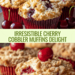 Cherry Cobbler Muffins Recipe