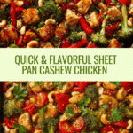 Easy Sheet Pan Cashew Chicken Recipe for Busy Weeknights Recipe