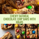 Oatmeal Chocolate Chip Bars Recipe