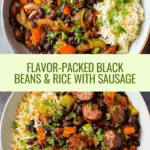 Hearty Black Beans and Rice with Sausage Recipe