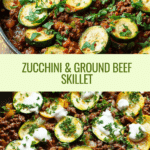 Zucchini and Ground Beef Skillet Recipe
