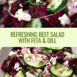 Beet Salad with Feta, Cucumbers, and Dill Recipe
