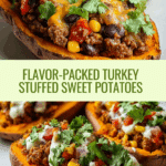 Ground Turkey Stuffed Sweet Potatoes Recipe