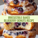 Baked Blueberry Donuts Recipe