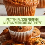High-Protein, Cottage Cheese Pumpkin Muffins Recipe