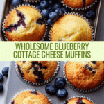Blueberry Cottage Cheese Muffins Recipe