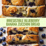 Blueberry Banana Zucchini Bread Recipe