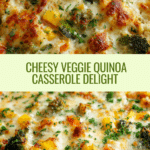 Cheesy Veggie Quinoa Casserole Recipe