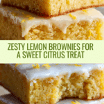 Easy Lemon Brownies Recipe