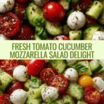 Tomato Cucumber Mozzarella Salad Recipe