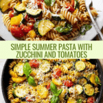 Pasta with Zucchini and Tomatoes Recipe